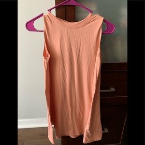 Peach t shirt dress